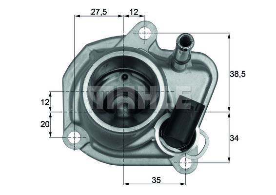 Termostat, kylvätska Mahle TI 29 87 MAHLE