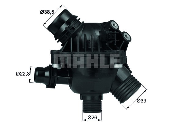Termostat, kylvätska Mahle TM 14 97 MAHLE