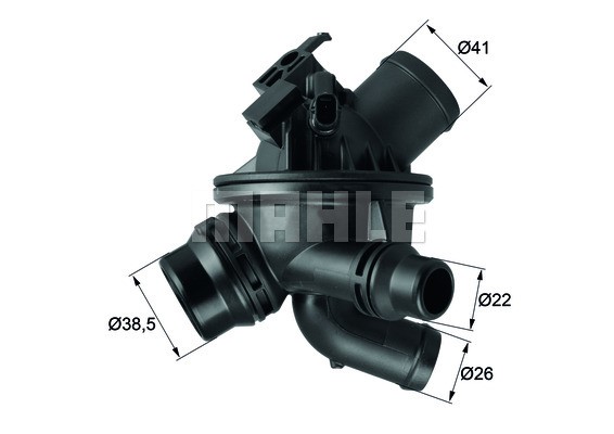 Termostat, kylvätska Mahle TM 21 103 MAHLE