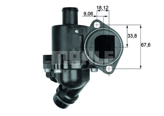 Termostat, kylvätska Mahle TM 3 100 MAHLE