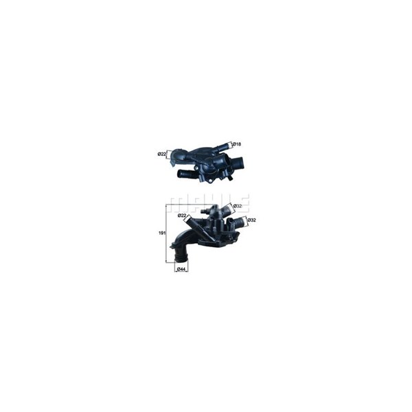 Termostat, kylvätska Mahle TM 46 105 MAHLE