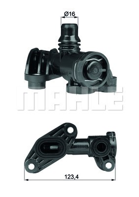 Termostat, oljekylning Mahle TO 6 93 MAHLE