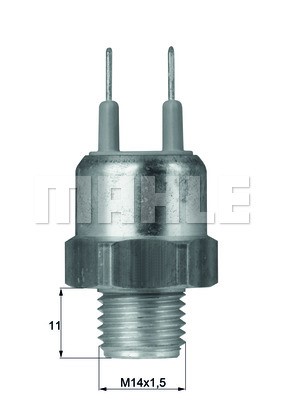 Temperaturswitch, kylarfläkt Mahle TSW 22D MAHLE
