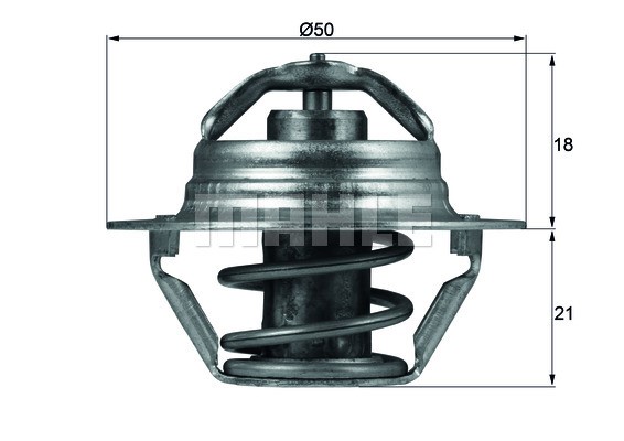 Termostat, kylvätska Mahle TX 100 89D MAHLE