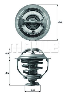 Termostat, kylvätska Mahle TX 117 95D MAHLE