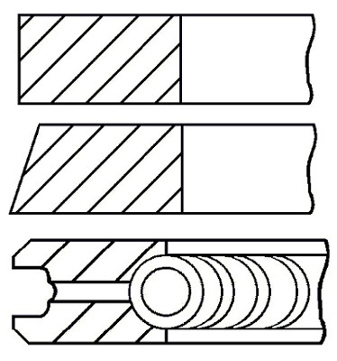 Kolvringar, kit Goetze engine 08-425600-00 GOETZE ENGINE Kolvringar, kit Goetze engine 08-425600-00 GOETZE ENGINE