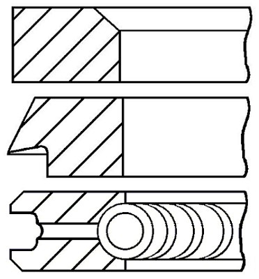 Kolvringar, kit GOETZE ENGINE
