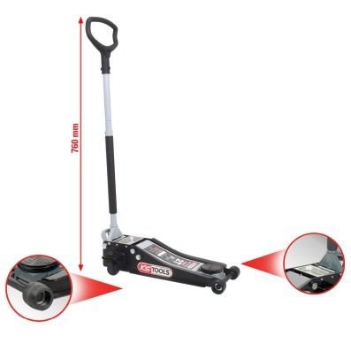 Domkraft, 2 Ton, Universal Ks tools 161.0367 KS TOOLS