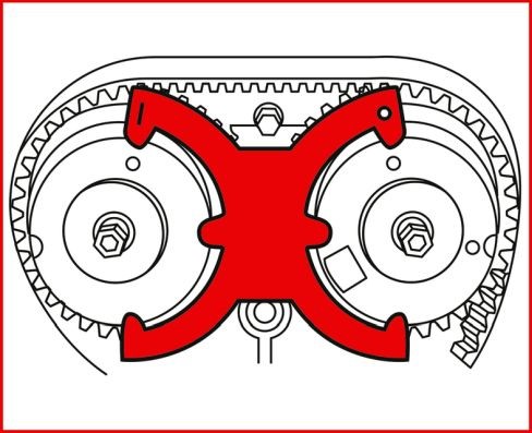 Ställverktygssats, ventiltider Ks tools 400.0900 KS TOOLS