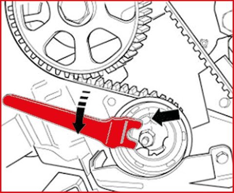 Ställverktygssats, ventiltider Ks tools 400.2225 KS TOOLS