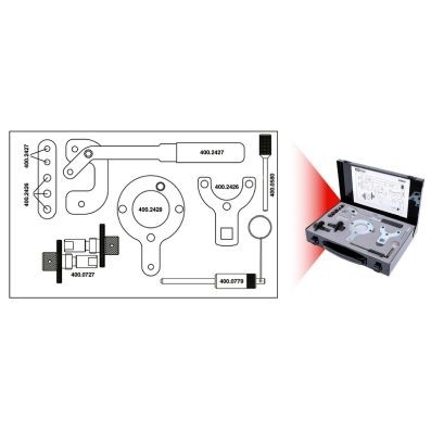 Ställverktygssats, ventiltider Ks tools 400.2425 KS TOOLS Ställverktygssats, ventiltider Ks tools 400.2425 KS TOOLS