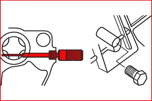 Ställverktygssats, ventiltider Ks tools 400.2525 KS TOOLS