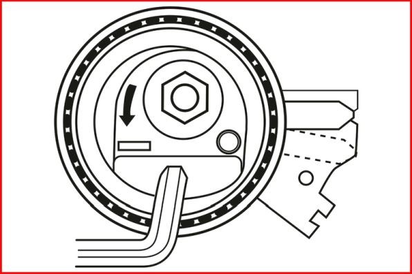 Ställverktygssats, ventiltider, Universal Ks tools 400.3100 KS TOOLS