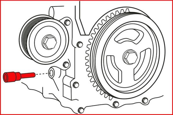 Ställverktygssats, ventiltider, Universal Ks tools 400.3350 KS TOOLS