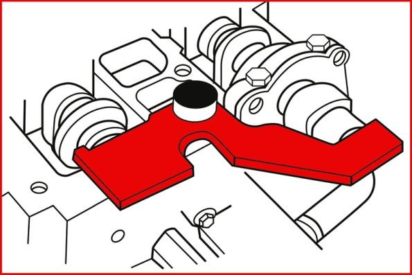 Ställverktygssats, ventiltider, Universal Ks tools 400.4150 KS TOOLS