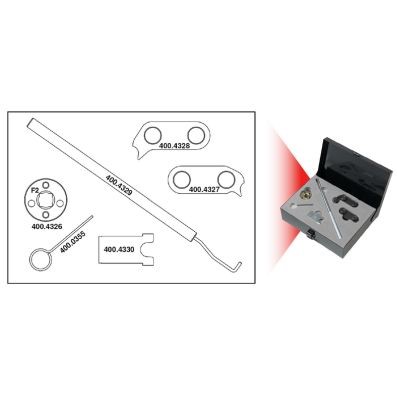Ställverktygssats, ventiltider, Universal Ks tools 400.4325 KS TOOLS