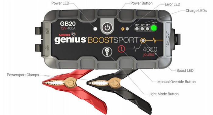 Noco Batteribooster Genius  Sport  500 A Ip65, Universal Noco 