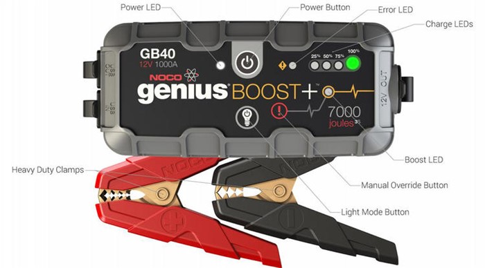 Ip65 Noco Batteribooster Genius  Sport  1000 A, Universal Noco 