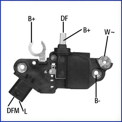 Generatorregulator 14,5V Hitachi 130595 HITACHI