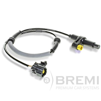 ABS-givare, Sensor, hjulvarvtal, Bakaxel Bremi 50004 BREMI