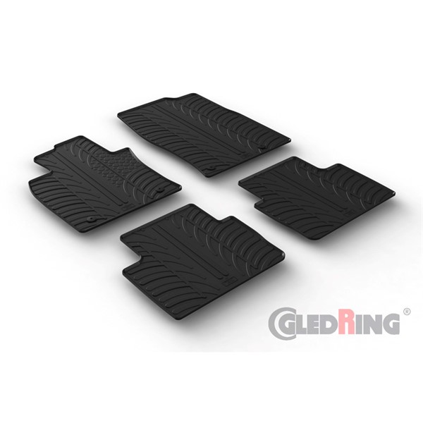 Gummimatta kupé Mazda CX-30 , Fram och bak Gledring GL 0226 GledRing