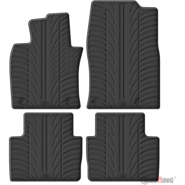 Gummimatta kupé Mazda CX-30 , Fram och bak Gledring GL 0226 GledRing