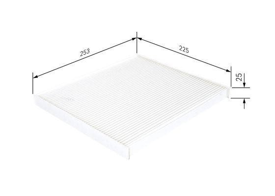 Kupefilter Bosch 1 987 432 269 BOSCH