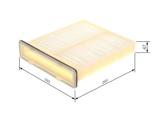 Kupefilter Bosch 1 987 435 037 BOSCH