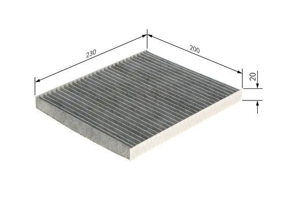 Kupefilter Bosch 1 987 435 558 BOSCH