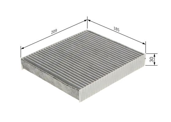 Kupefilter Bosch 1 987 435 570 BOSCH