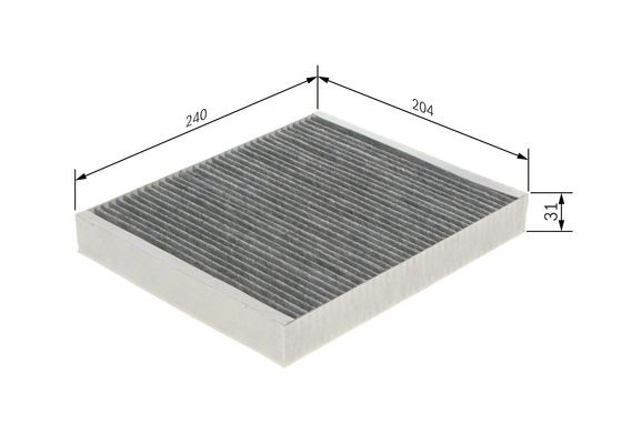 Kupefilter Bosch 1 987 435 575 BOSCH