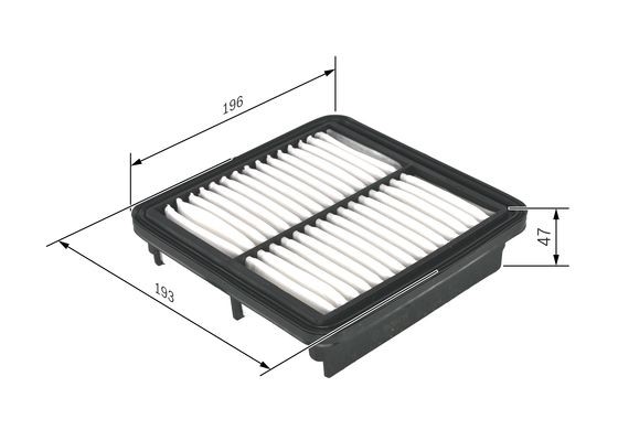 Luftfilter Bosch F 026 400 352 BOSCH Luftfilter Bosch F 026 400 352 BOSCH