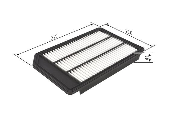 Luftfilter Bosch F 026 400 419 BOSCH Luftfilter Bosch F 026 400 419 BOSCH
