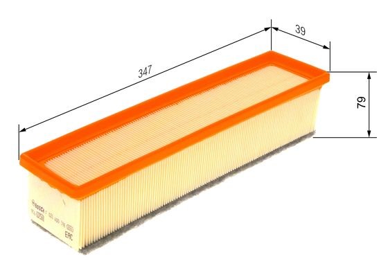 Luftfilter Bosch F 026 400 598 BOSCH Luftfilter Bosch F 026 400 598 BOSCH