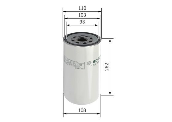 Bränslefilter Bosch F 026 402 017 BOSCH