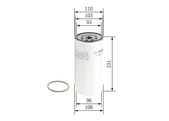 Bränslefilter Bosch F 026 402 038 BOSCH
