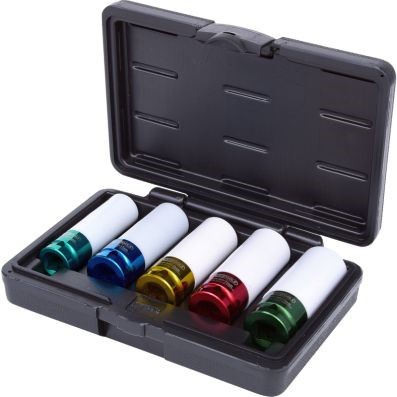 Krafthylssats 1/2- 15,17, 19, 21, 22 mm Ks tools 515.1007 KS TOOLS