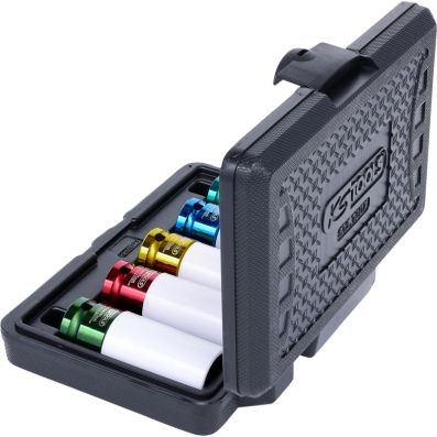 Krafthylssats 1/2- 15,17, 19, 21, 22 mm Ks tools 515.1007 KS TOOLS