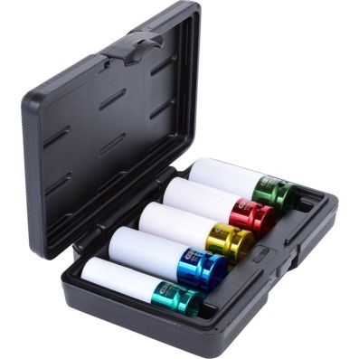 Krafthylssats 1/2- 15,17, 19, 21, 22 mm Ks tools 515.1007 KS TOOLS