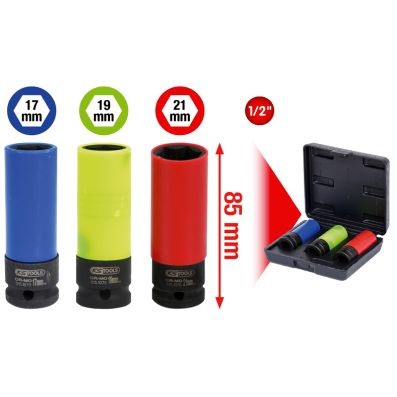 Krafthylssats 1/2 , Universal Ks tools 515.1070 KS TOOLS