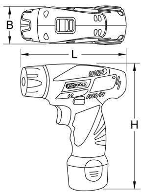 Borrmaskin (batteri), Universal Ks tools 515.3530 KS TOOLS