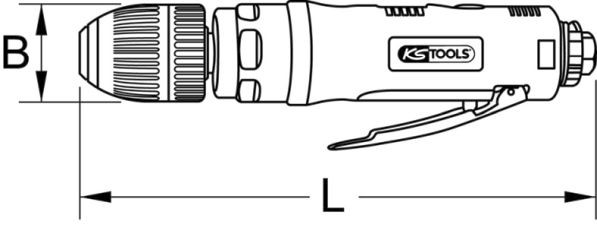 Borrmaskin (tryckluft), Universal Ks tools 515.5435 KS TOOLS