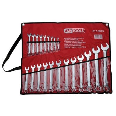 Ring-/ Blocknyckelsats, Universal Ks tools 517.0043 KS TOOLS