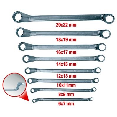 Ringnyckelsats, dubbla, Universal Ks tools 517.0248 KS TOOLS