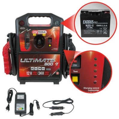 Batteri, starthjälp, Universal Ks tools 550.1820 KS TOOLS