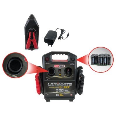 Starthjäp, ackumulatordrift, Universal Ks tools 550.1830 KS TOOLS