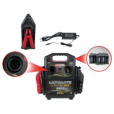 Starthjäp, ackumulatordrift, Universal Ks tools 550.1840 KS TOOLS