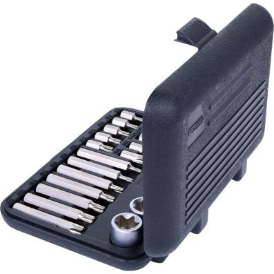 Torx-insticknycket- och bit-sats, 30-delar, bits med hål KS TOOLS
