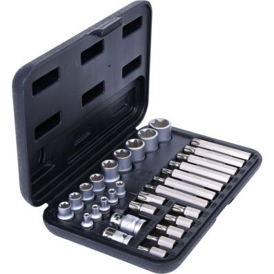 Torx-insticknycket- och bit-sats, 30-delar, bits med hål KS TOOLS