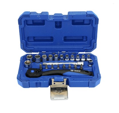 Hylsnyckelsats 1/4", 23-delar, Universal Ks tools BT020023 KS TOOLS